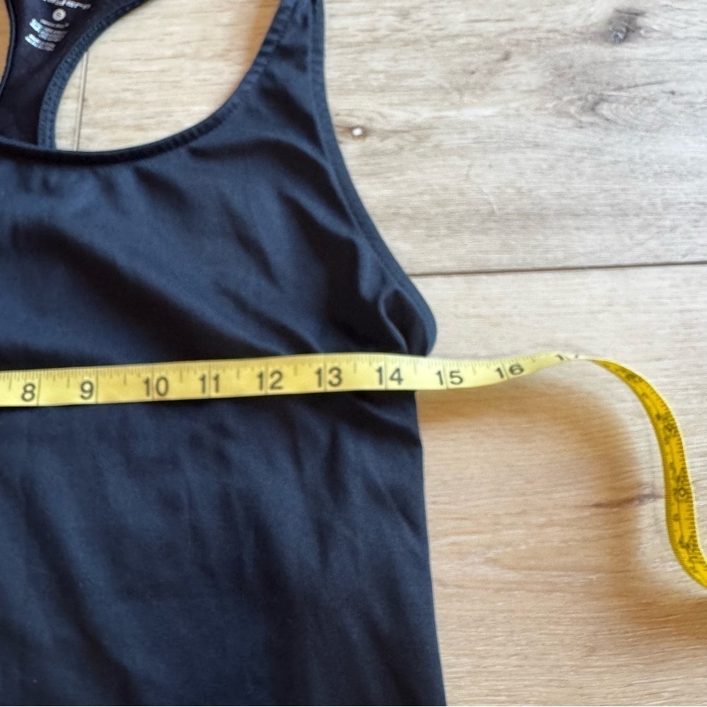 Layer 8 Women's Black Racerback Tank Top, S. - Picture 4 of 8